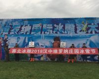 漢中維羅納薰衣草莊園冰雕節「賽北冰雕」